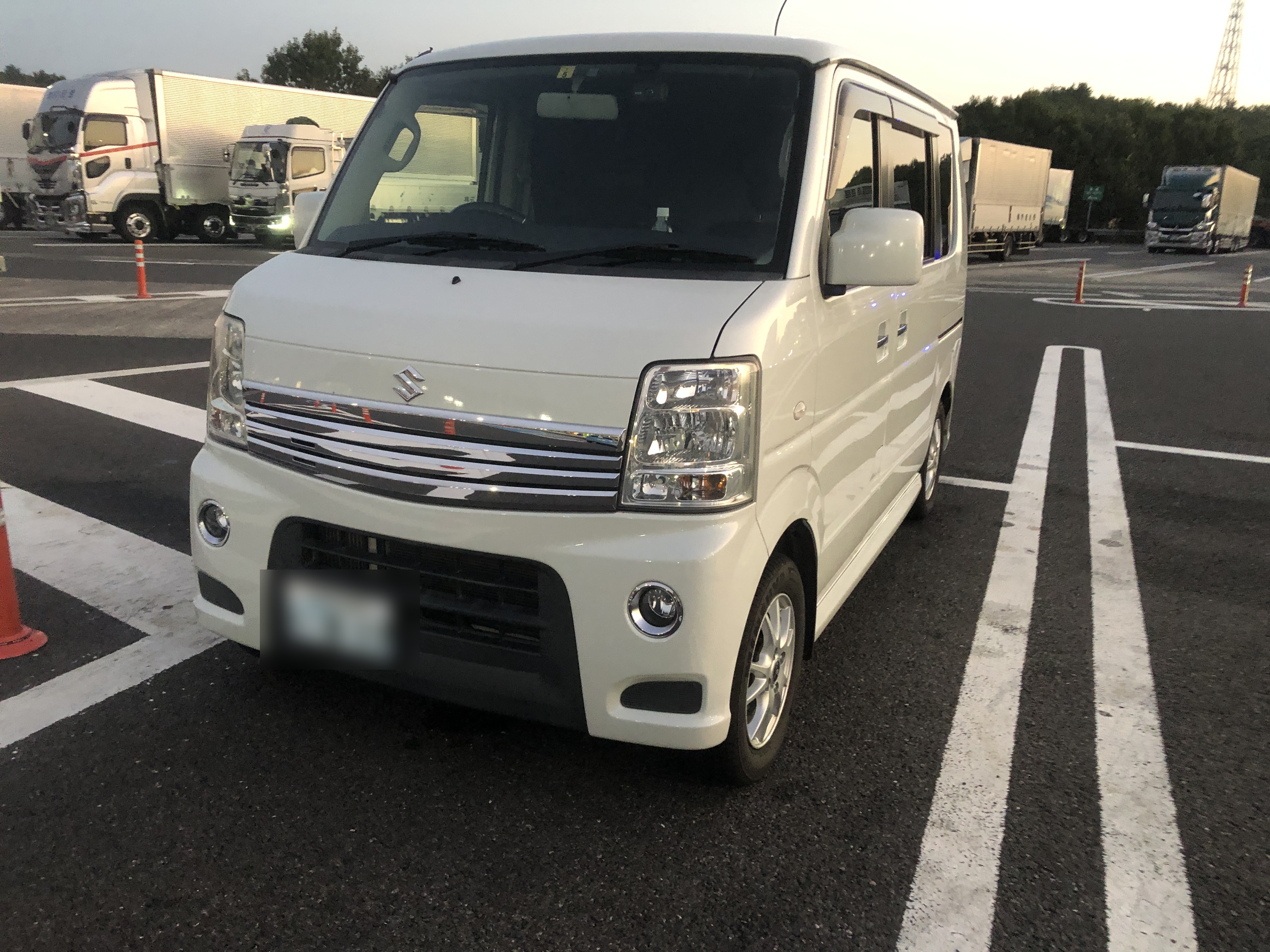 愛車のスズキエブリイワゴン